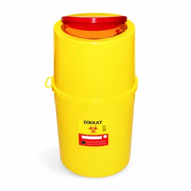 Okinox Tıbbi Atık Çöp Kutusu, 30 Litre, Plastik