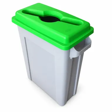 Okinox Geri Dönüşüm Çöp Kutusu, Plastik, Kapaklı