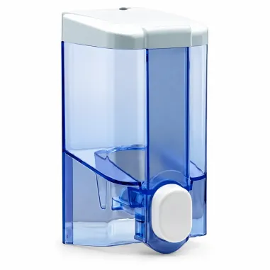 Vialli S4T Plastik Sıvı Sabunluk, 1000ml, Şeffaf Mavi