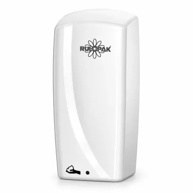 Rulopak Sensörlü Doldurulabilir Köpük Sabun Dispenseri 1000 Ml Beyaz