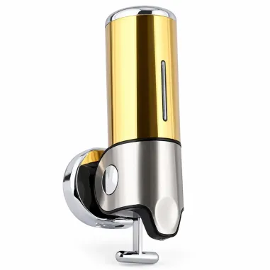 Genesit GS500 Sıvı Sabunluk, Şampuanlık, Manuel, Tekli, Alttan Çekmeli, Gold 