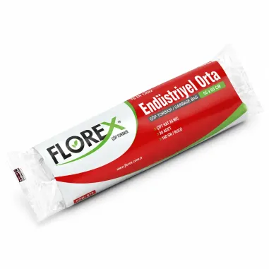 Florex 527 Endüstriyel Orta Siyah Çöp Torbası 10Ad/20 Rulo
