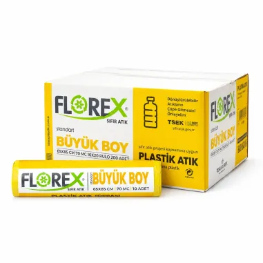 Florex 831 KOLİ Sıfır Atık Çöp Torbası. Plastik Atık Poşeti. 999163