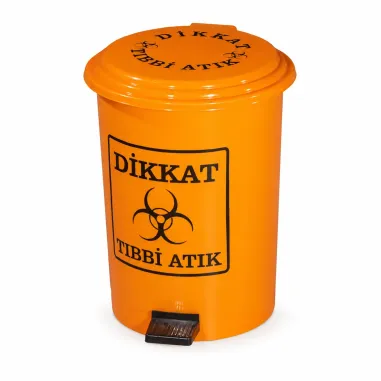 Okinox Tıbbi Atık Çöp Kovası, Plastik, 25 Litre