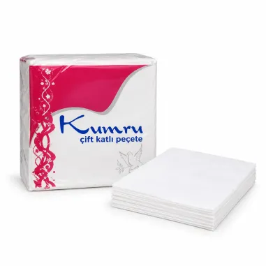 Kumru Peçete, Çift Kat, 33x33 cm, 12 Paket