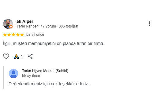 Müşteri Yorumu